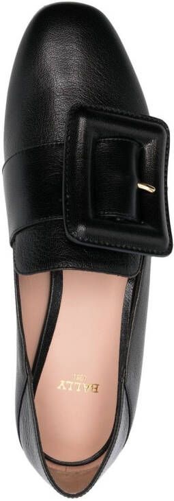 Bally Janelle loafers met gesp Zwart