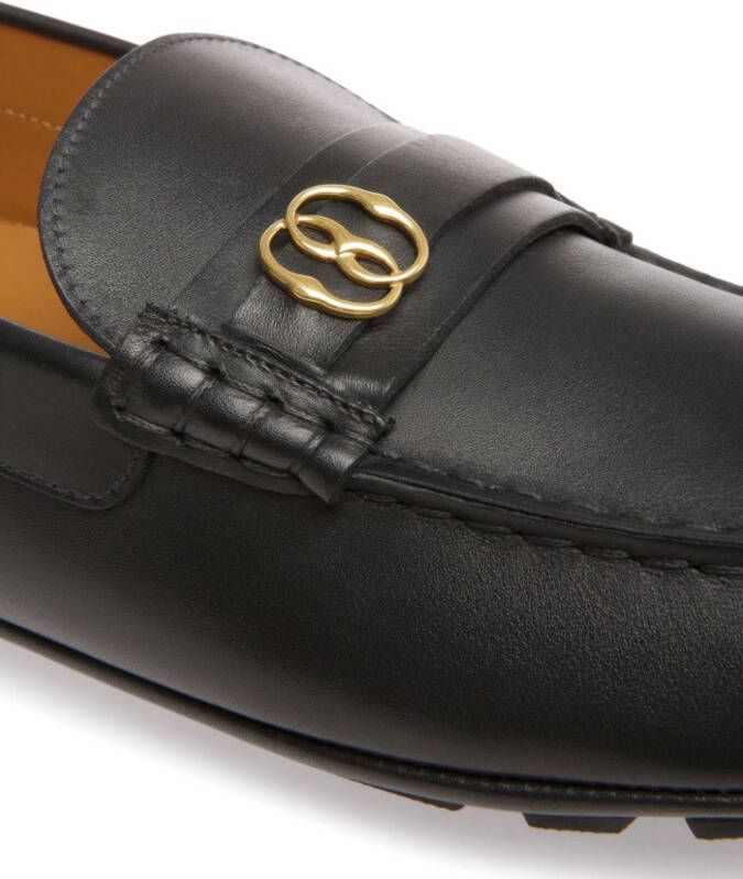 Bally Keeper leren bootschoenen Zwart