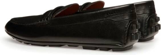 Bally Kerbs leren loafers Zwart