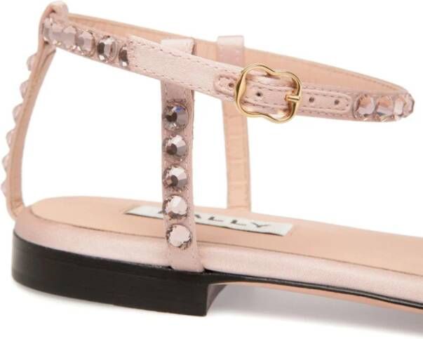Bally Krilli-T sandalen verfraaid met kristallen Roze
