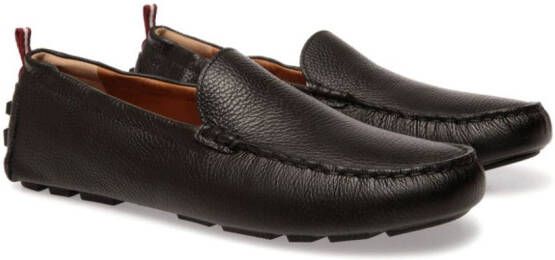 Bally Kyler leren loafers Zwart