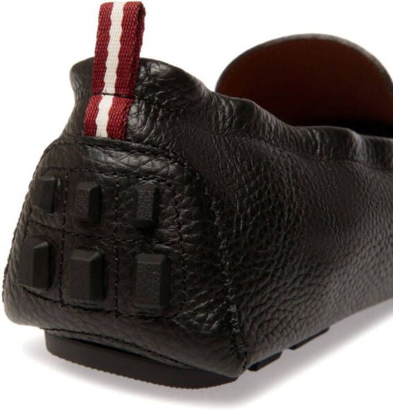 Bally Kyler leren loafers Zwart