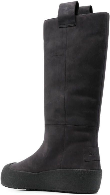 Bally Leren laarzen Zwart