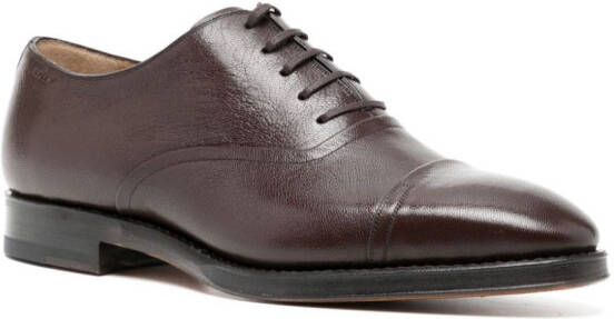 Bally Leren Oxford schoenen Bruin