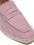 Bally Leren espadrilles met vierkante neus Roze - Thumbnail 4