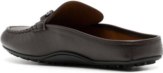 Bally Leren loafers Zwart