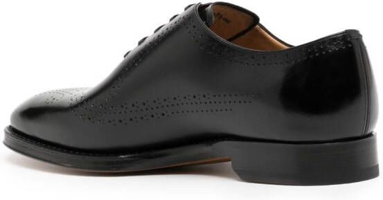 Bally Leren Oxford schoenen Zwart