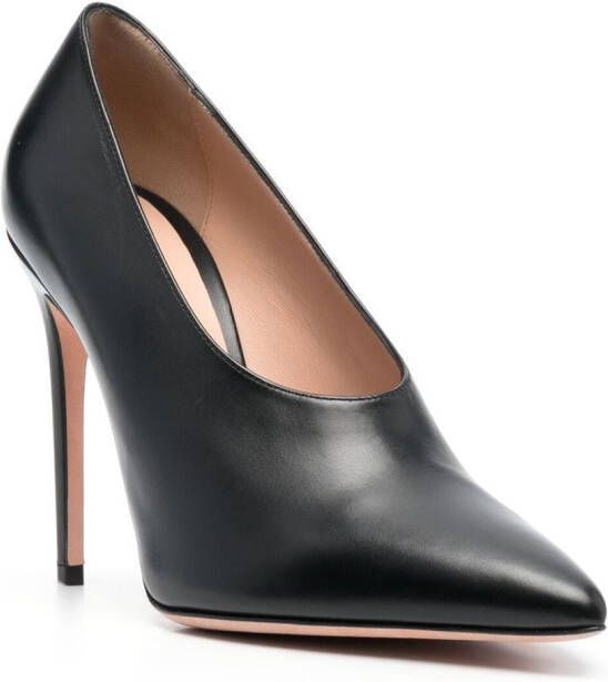 Bally Leren pumps Zwart