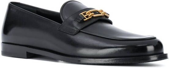 Bally Loafers met B-detail Zwart