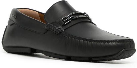 Bally Loafers met horsebitdetail Zwart