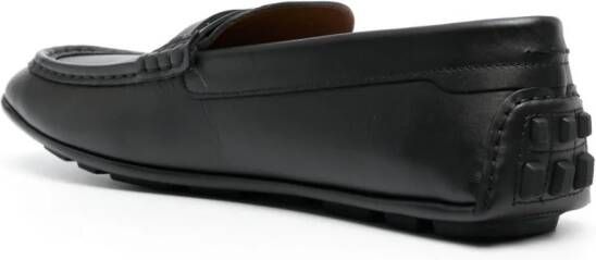 Bally Loafers met logoplakkaat Zwart