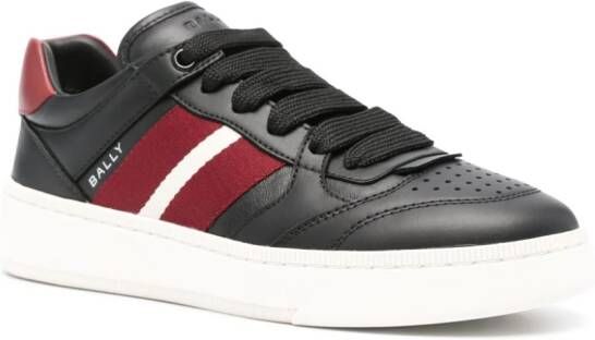 Bally Leren sneakers Zwart