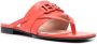Bally Leren muiltjes Oranje - Thumbnail 2