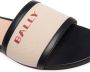 Bally Slippers met logoprint Beige - Thumbnail 4