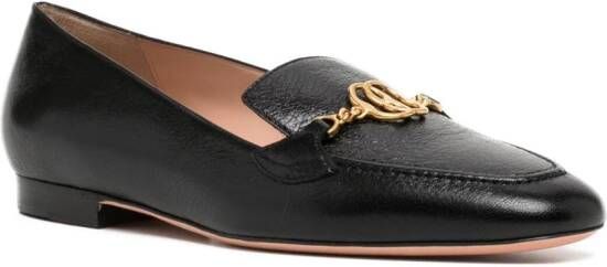 Bally Obrien leren loafers Zwart