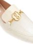 Bally Obrien loafers met krokodillen-reliëf Wit - Thumbnail 4