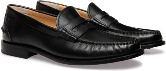 Bally Oregan leren loafers Zwart