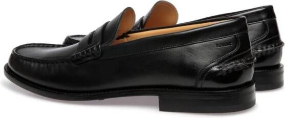 Bally Oregan leren loafers Zwart