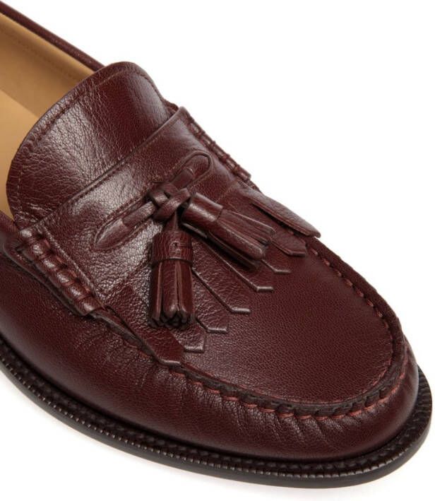 Bally Oregan leren loafers met kwastje Bruin