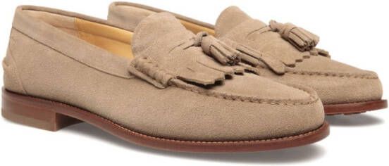 Bally Oregon suède loafers Beige