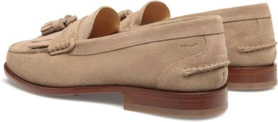 Bally Oregon suède loafers Beige