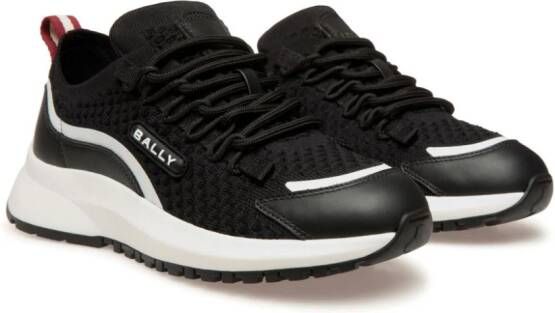 Bally Outline sneakers met logopatch Zwart