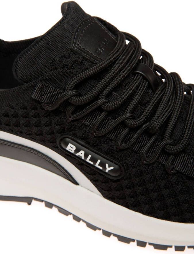Bally Outline sneakers met logopatch Zwart