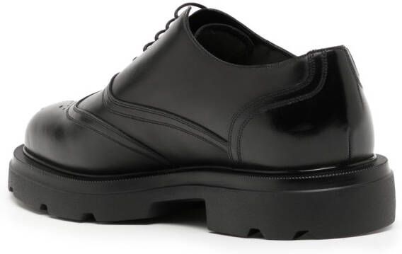 Bally Oxford geperforeerde schoenen Zwart