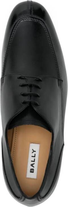 Bally Leren Derby schoenen Zwart