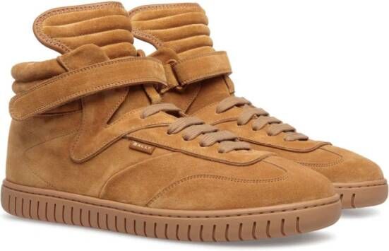 Bally Leren sneakers Bruin