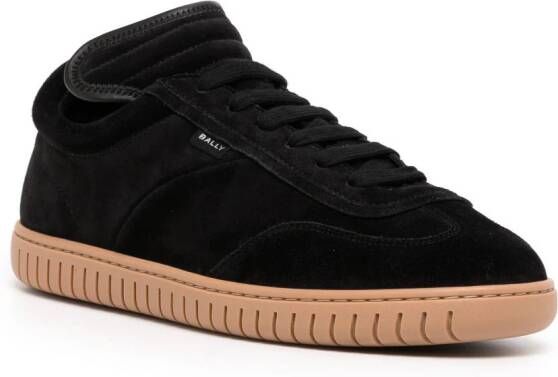 Bally Parrel suède sneakers Zwart