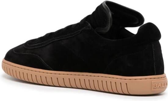 Bally Parrel suède sneakers Zwart