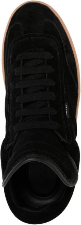 Bally Parrel suède sneakers Zwart