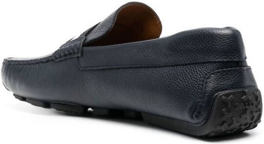 Bally Pearce loafers met gestreepte afwerking Blauw