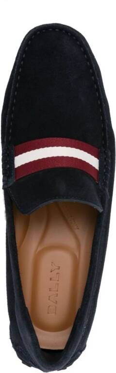 Bally Perthy suède loafers Blauw