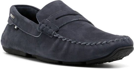 Bally Pier leren loafers Blauw