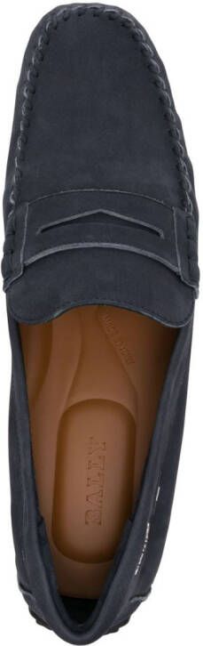 Bally Pier leren loafers Blauw