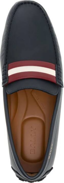 Bally Pilot leren loafers Blauw