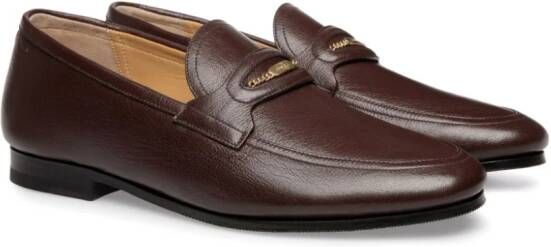 Bally Plume leren loafers Bruin