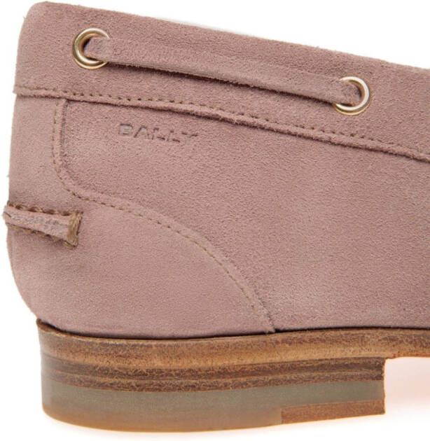 Bally Plume leren loafers Roze