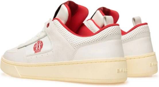 Bally Sneakers met geborduurd logo Wit