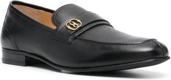 Bally Sadei leren loafers Zwart