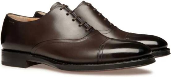 Bally Leren Oxford schoenen Bruin