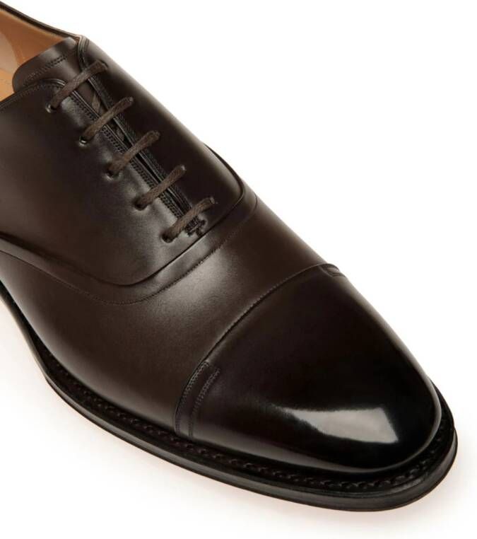 Bally Leren Oxford schoenen Bruin