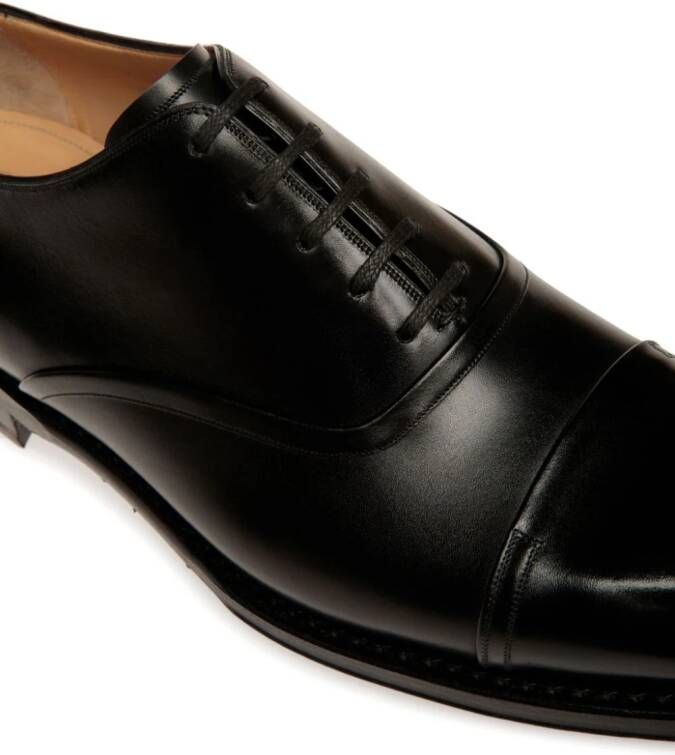 Bally Leren Oxford schoenen Zwart