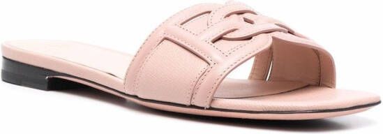 Bally Sandalen met logo Beige