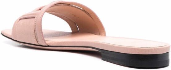 Bally Sandalen met logo Beige