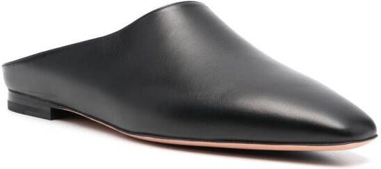 Bally Schuhe suède slippers Zwart
