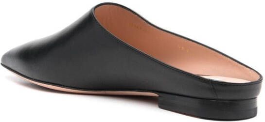 Bally Schuhe suède slippers Zwart