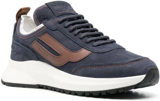 Bally Schuhe suède sneakers Blauw